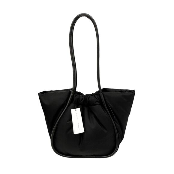 PROENZA SCHOULER Large Ruched Tote in Puffy Nylon in Black